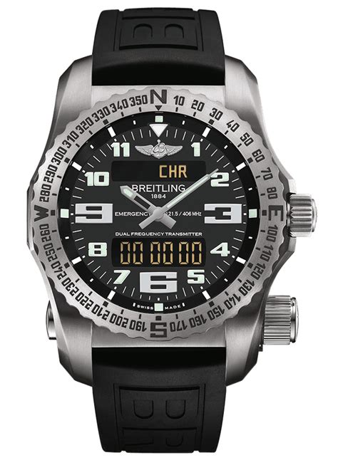 breitling distress alarm watch